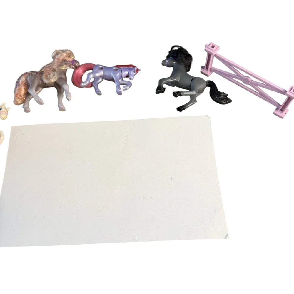 Vintage 90's Littlest Pet Shop Zoo Arabian Prances Ponies Horses - Picture 6 of 6